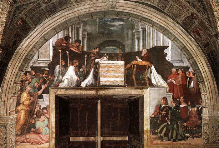 The Mass at Bolsena, RAFFAELLO Sanzio